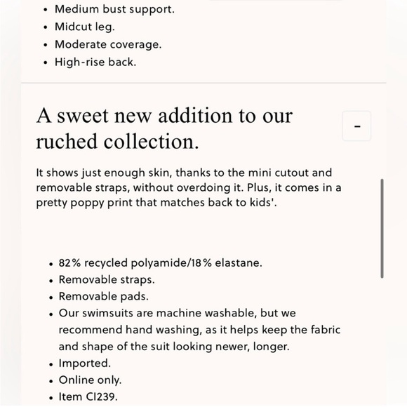 J. Crew Floral One Piece Swimsuit - Blue and Red - Picture 7 of 8